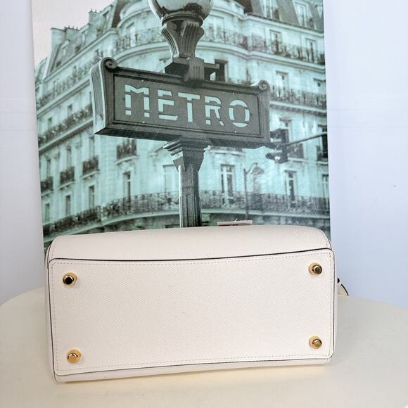 Coach F79946 Rowan Satchel IN CHALK - Picture 3 of 8